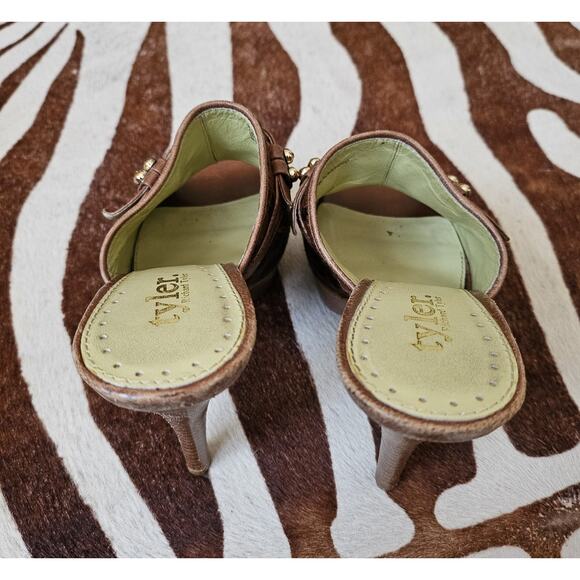 Tyler Richard Tyler Pony Hair Fur Platform Peep Toe Pumps w/ Buckle Size 8.5 - Picture 5 of 8